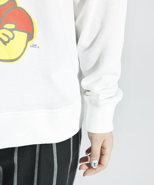 WEGO（ウィゴー）の「∴WEGO/The Simpsonsスウェット（スウェット・レディース・オフホワイト/ブラック・FREE）」の8枚目の写真