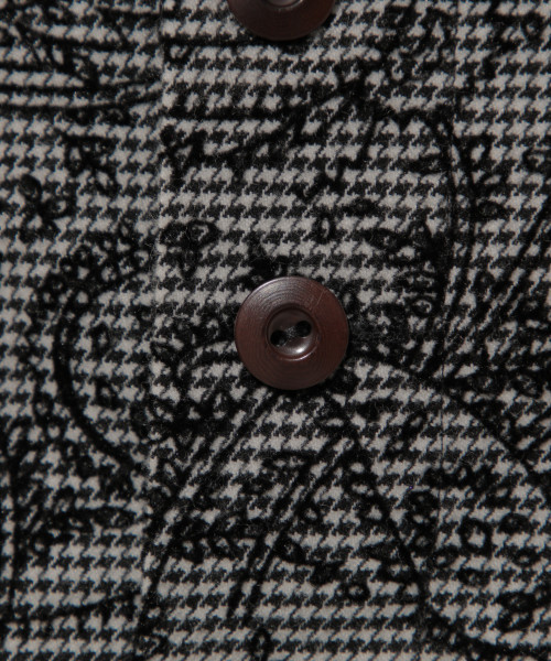 PAGEBOY（ページボーイ）の「ペイズリーチェックナロースカート（スカート・レディース・チャコールグレー/ブラック・SMALL/MEDIUM）」の11枚目の写真