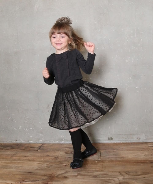 Rora(ローラ)の「エンマ チュールスカート(スカート・キッズ・ブラック・110cm/100cm/120cm/130cm/140cm/90㎝/150cm)」の13枚目の写真