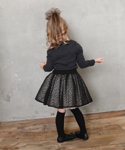 Rora(ローラ)の「エンマ チュールスカート(スカート・キッズ・ブラック・110cm/100cm/120cm/130cm/140cm/90㎝/150cm)」の2枚目の写真