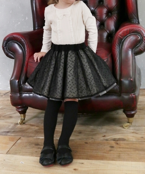 Rora(ローラ)の「エンマ チュールスカート(スカート・キッズ・ブラック・110cm/100cm/120cm/130cm/140cm/90㎝/150cm)」の8枚目の写真