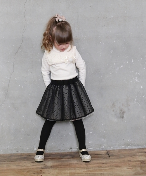 Rora(ローラ)の「エンマ チュールスカート(スカート・キッズ・ブラック・110cm/100cm/120cm/130cm/140cm/90㎝/150cm)」の4枚目の写真