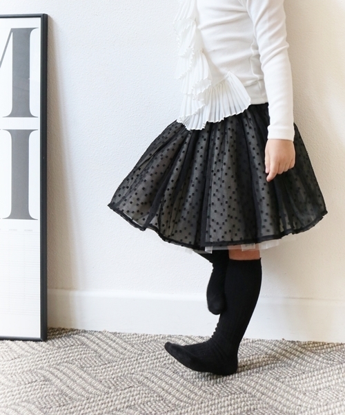 Rora(ローラ)の「エンマ チュールスカート(スカート・キッズ・ブラック・110cm/100cm/120cm/130cm/140cm/90㎝/150cm)」の12枚目の写真