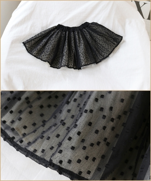 Rora(ローラ)の「エンマ チュールスカート(スカート・キッズ・ブラック・110cm/100cm/120cm/130cm/140cm/90㎝/150cm)」の10枚目の写真