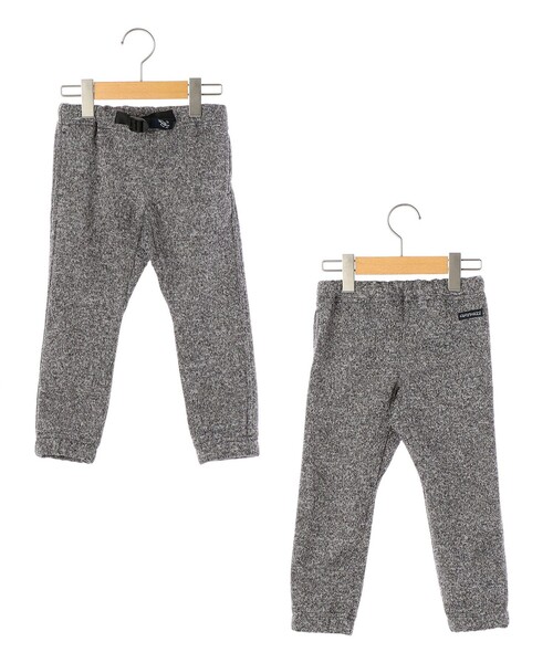 Gramicci(グラミチ)の「【SHIPS KIDS別注】GRAMICCI:ニット フリース パンツ(100~160cm)(その他パンツ・キッズ・グレー/ダークグレー/マルチ・100/110/120/130/140/150/M/160)」の2枚目の写真