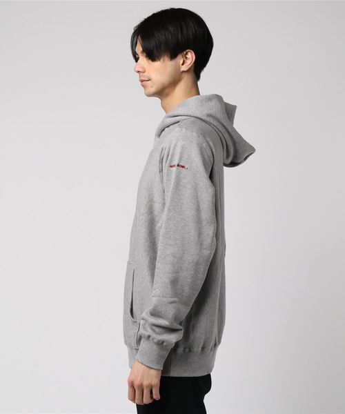 GREEN BOWL（グリーンボウル）の「GREEN BOWL Sweat Parka/グリーンボウル スウェット パーカー 無地（パーカー・メンズ・杢グレー/ネイビー・40/38）」の5枚目の写真