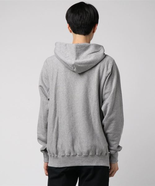 GREEN BOWL（グリーンボウル）の「GREEN BOWL Sweat Parka/グリーンボウル スウェット パーカー 無地（パーカー・メンズ・杢グレー/ネイビー・40/38）」の4枚目の写真