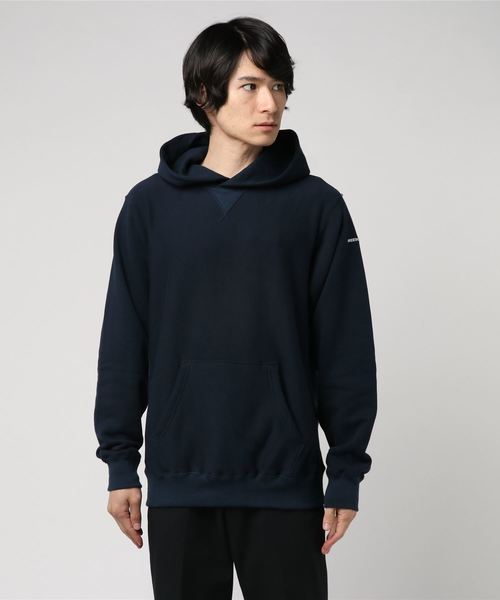 GREEN BOWL（グリーンボウル）の「GREEN BOWL Sweat Parka/グリーンボウル スウェット パーカー 無地（パーカー・メンズ・杢グレー/ネイビー・40/38）」の6枚目の写真