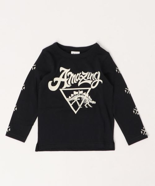 FARM（ファーム）の「アメージングロンＴ（Tシャツ/カットソー・キッズ・ブラック/ブルー・100cm/110cm/120cm/130cm/140cm）」の2枚目の写真