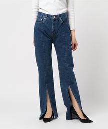 JOHN LAWRENCE SULLIVAN | 【JOHN LAWRENCE SULLIVAN】WASHED DENIM SLITED JEANS(デニムパンツ)