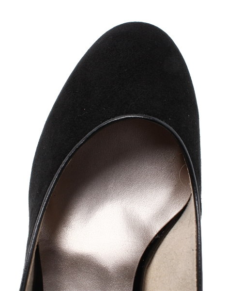 LE TALON（ルタロン）の「5th 9.5cm ファーキリカエプラット（パンプス・レディース・チャコールグレー/ブラック・35.5/36/36.5/37/37.5）」の6枚目の写真