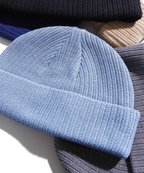 WEGO(ウィゴー)の「WEGO/50/50ショートニットキャップ(ニットキャップ/ビーニー・メンズ・ベージュ/ブラック/ブルー/ネイビー/グレー・FREE)」の5枚目の写真