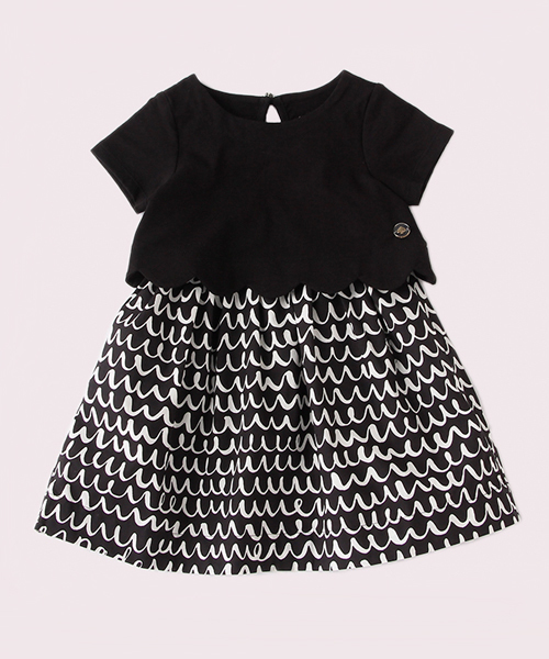 Kate Spade New York Childrenswear ケイトスペードニューヨーク の ガールズ ポップ スカラップ ドレス ワンピース Wear