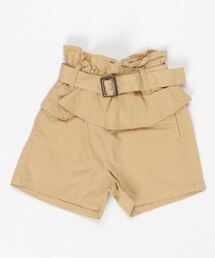 AIMABLE（エマーブル）の「サテンツイル/シャンブレー ペプラムショートパンツ（その他パンツ）」