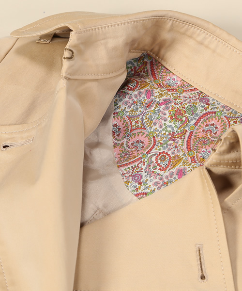 green label relaxing（グリーンレーベルリラクシング）の「◆GT T/C 120/3 ギャバトレンチコート GLH07（トレンチコート・レディース・ベージュ/ネイビー・40/44/38/42/36/34）」の7枚目の写真