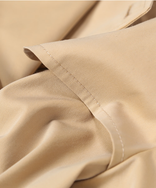 green label relaxing（グリーンレーベルリラクシング）の「◆GT T/C 120/3 ギャバトレンチコート GLH07（トレンチコート・レディース・ベージュ/ネイビー・40/44/38/42/36/34）」の5枚目の写真