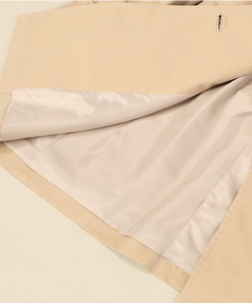 green label relaxing（グリーンレーベルリラクシング）の「◆GT T/C 120/3 ギャバトレンチコート GLH07（トレンチコート・レディース・ベージュ/ネイビー・40/44/38/42/36/34）」の6枚目の写真