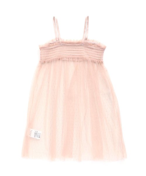 apres les cours(アプレレクール)の「チュールキャミ2Pワンピース(ワンピース・キッズ・ピンク/オフホワイト・130/140/90/100/110/120/80)」の3枚目の写真
