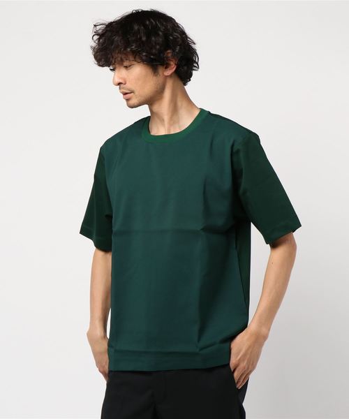 EDIFICE(エディフィス)の「ジョーゼット クルーネック TEE(Tシャツ/カットソー・メンズ・グレー/グリーン/ブルー系その他/キャメル・SMALL/MEDIUM/LARGE)」の6枚目の写真