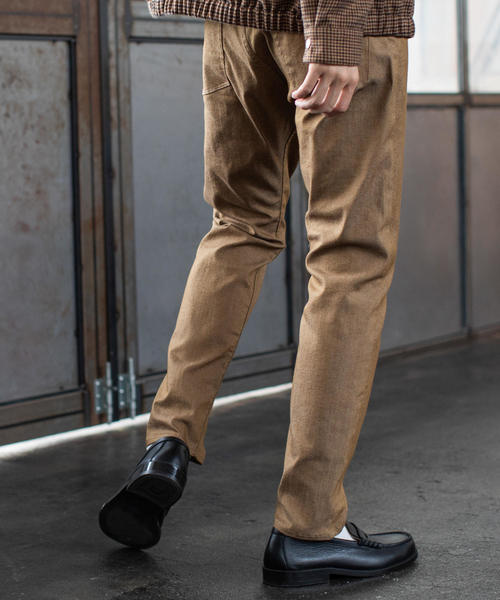 coen(コーエン)の「イージースリム(coen EASY SLIM)2019FW)(その他パンツ・メンズ・ベージュ/ネイビー/ブラック/オリーブ・SMALL/X-LARGE/LARGE/MEDIUM)」の3枚目の写真
