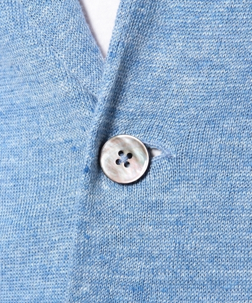 green label relaxing(グリーンレーベルリラクシング)の「□LINEN NOTCH ジャケット カーディガン ◆(テーラードジャケット・メンズ・ブラック/グレー/コバルトブルー/ネイビー・SMALL/MEDIUM/LARGE/X-LARGE)」の13枚目の写真