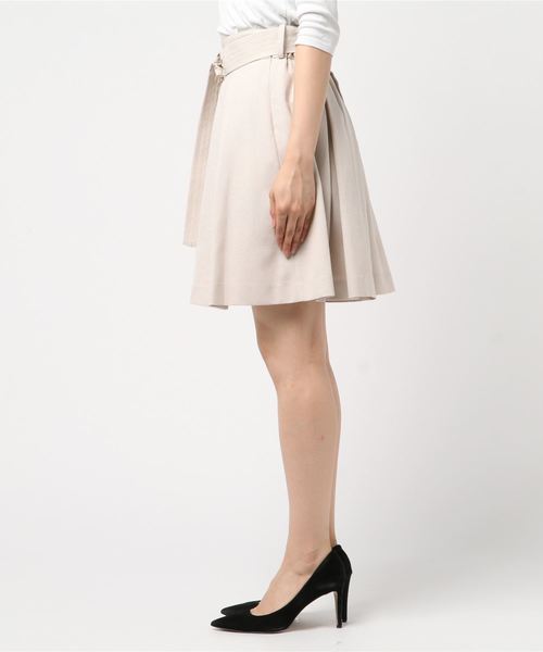 TRUDEA(トルディア)の「ベルト付きキュロット(その他パンツ・レディース・ネイビー/ベージュ/サックスブルー・MEDIUM/SMALL)」の5枚目の写真