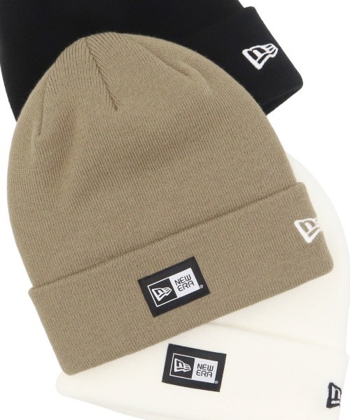 NEW ERA(ニューエラ)の「ニューエラ ニット帽 カフ BASIC BOX LOGO LABEL NEW ERA(ニットキャップ/ビーニー・メンズ・ブラック/ホワイト/ライトグレー/ネイビー/レッド/チャコールグレー/ベージュ/ホワイト系その他/ブラウン系その他/ブラック×ホワイト/ブラウン/グレー/グリーン/チャコール・FREE)」の11枚目の写真