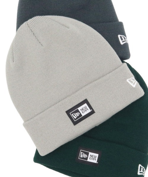 ニューエラ ニット帽 カフ BASIC BOX LOGO LABEL NEW ERA（ニット