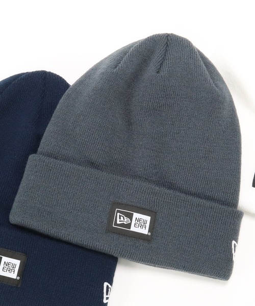 NEW ERA(ニューエラ)の「ニューエラ ニット帽 カフ BASIC BOX LOGO LABEL NEW ERA(ニットキャップ/ビーニー・メンズ・ブラック/ホワイト/ライトグレー/ネイビー/レッド/チャコールグレー/ベージュ/ホワイト系その他/ブラウン系その他/ブラック×ホワイト/ブラウン/グレー/グリーン/チャコール・FREE)」の5枚目の写真
