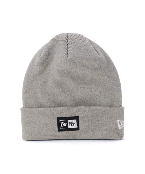 ニューエラ ニット帽 カフ BASIC BOX LOGO LABEL NEW ERA（ニット