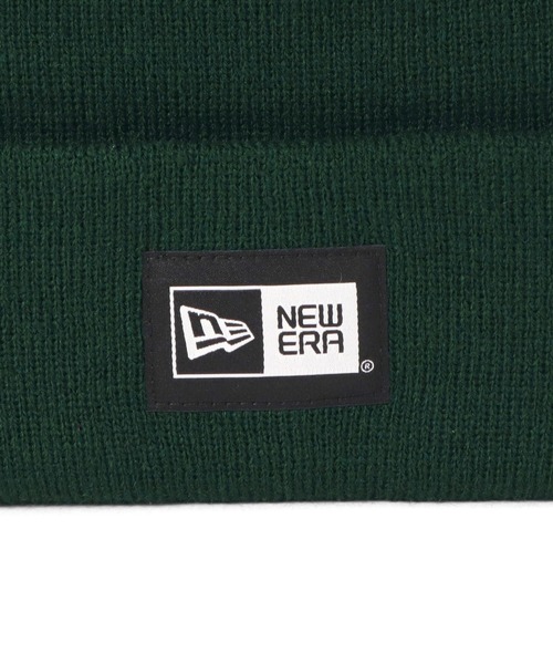 ニューエラ ニット帽 カフ BASIC BOX LOGO LABEL NEW ERA（ニット