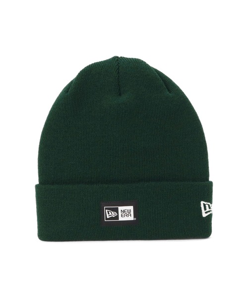 ニューエラ ニット帽 カフ BASIC BOX LOGO LABEL NEW ERA（ニット