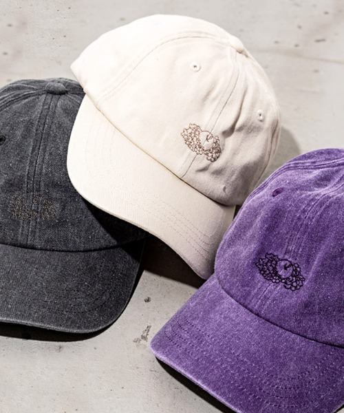 FRUIT OF THE LOOM(フルーツオブザルーム)の「FRUIT OF THE LOOM HARD WASH LOW CAP(キャップ・メンズ・ブラック/パープル/レッド/オフホワイト/オレンジ・FREE)」の2枚目の写真