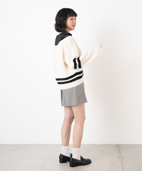 WEGO（ウィゴー）の「WEGO/フリルデザイン付け襟（付け襟・レディース・ブラック/ホワイト・FREE）」の5枚目の写真