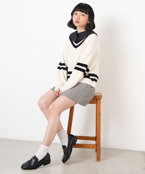 WEGO（ウィゴー）の「WEGO/フリルデザイン付け襟（付け襟・レディース・ブラック/ホワイト・FREE）」の12枚目の写真