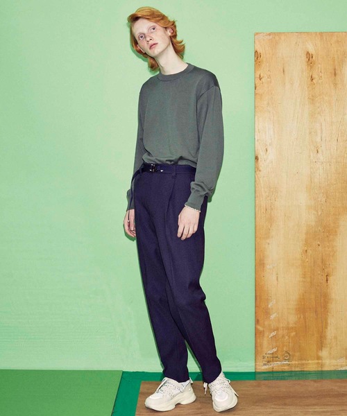 MAISON SPECIAL(メゾンスペシャル)の「スタプレストレートパンツ 【MAISON SPECIAL/メゾンスペシャル】(その他パンツ・メンズ・ブラック/ベージュ/ブルー/グリーン・44/46/48)」の8枚目の写真