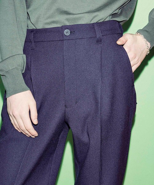MAISON SPECIAL(メゾンスペシャル)の「スタプレストレートパンツ 【MAISON SPECIAL/メゾンスペシャル】(その他パンツ・メンズ・ブラック/ベージュ/ブルー/グリーン・44/46/48)」の17枚目の写真