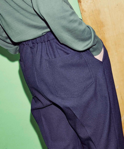 MAISON SPECIAL(メゾンスペシャル)の「スタプレストレートパンツ 【MAISON SPECIAL/メゾンスペシャル】(その他パンツ・メンズ・ブラック/ベージュ/ブルー/グリーン・44/46/48)」の9枚目の写真
