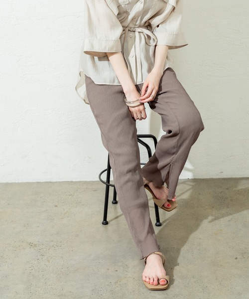 mystic（ミスティック）の「フラットトングサンダル/ペタンコ/リゾート/フラットサンダル（サンダル・レディース・ブラック/ベージュ/シルバー・38/36/37）」の14枚目の写真