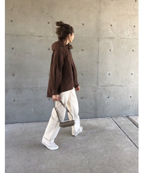 ulu（ウル）の「Flare mountain parker（マウンテンパーカー・レディース・ブラウン/カーキ・FREE）」の5枚目の写真