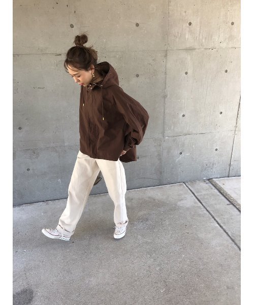 ulu（ウル）の「Flare mountain parker（マウンテンパーカー・レディース・ブラウン/カーキ・FREE）」の7枚目の写真