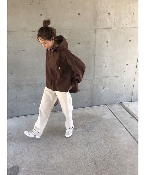 ulu（ウル）の「Flare mountain parker（マウンテンパーカー・レディース・ブラウン/カーキ・FREE）」の13枚目の写真