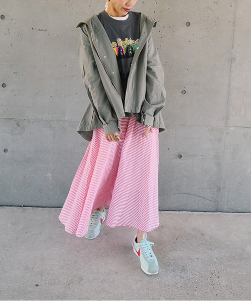 ulu（ウル）の「Flare mountain parker（マウンテンパーカー・レディース・ブラウン/カーキ・FREE）」の15枚目の写真