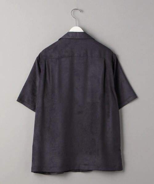 BEAUTY&YOUTH UNITED ARROWS（ビューティーアンドユースユナイテッドアローズ）の「BY スエードタッチ リラックスレギュラー シャツ（シャツ/ブラウス・メンズ・ネイビー/グレー/ライトグレー・MEDIUM/SMALL/LARGE/X-LARGE）」の8枚目の写真