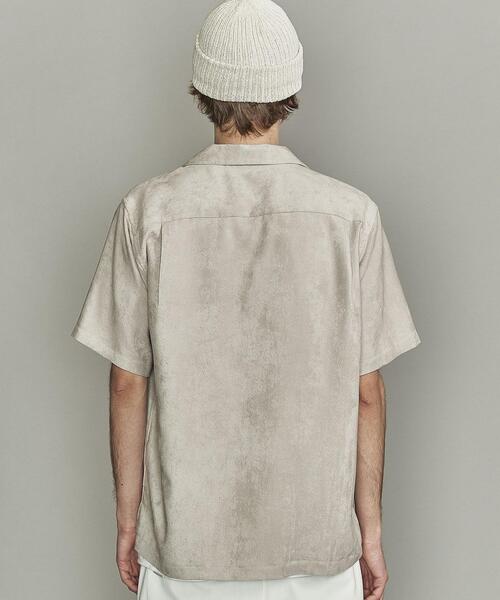 BEAUTY&YOUTH UNITED ARROWS（ビューティーアンドユースユナイテッドアローズ）の「BY スエードタッチ リラックスレギュラー シャツ（シャツ/ブラウス・メンズ・ネイビー/グレー/ライトグレー・MEDIUM/SMALL/LARGE/X-LARGE）」の13枚目の写真