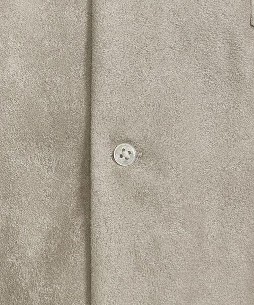 BEAUTY&YOUTH UNITED ARROWS（ビューティーアンドユースユナイテッドアローズ）の「BY スエードタッチ リラックスレギュラー シャツ（シャツ/ブラウス・メンズ・ネイビー/グレー/ライトグレー・MEDIUM/SMALL/LARGE/X-LARGE）」の21枚目の写真