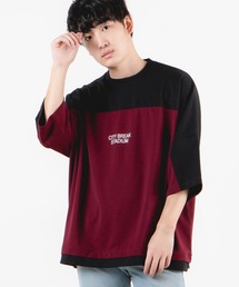 WEGO | WEGO/ドルマン切替5分袖プルオーバー(Tシャツ/カットソー)