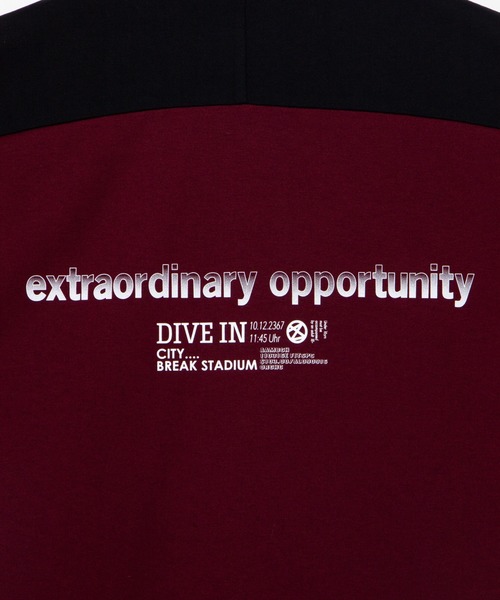 WEGO（ウィゴー）の「WEGO/ドルマン切替5分袖プルオーバー（Tシャツ/カットソー・メンズ・ホワイト/ワイン・MEDIUM/LARGE）」の16枚目の写真