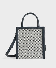 ウーベンダブルハンドル トートバッグ / Woven Double Handle Tote Bag