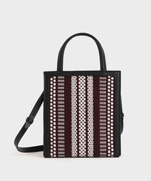 ウーベンダブルハンドル トートバッグ / Woven Double Handle Tote Bag